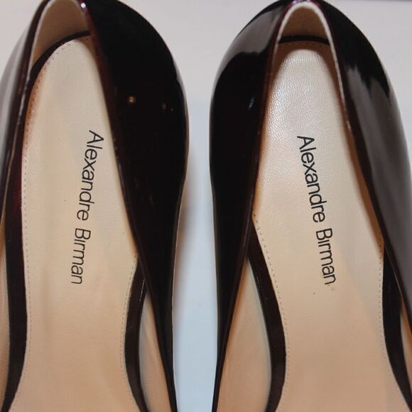 NEW Alexandre Birman Fechado Salto Alto Red Moroccan Heels size 7 - Picture 9 of 11